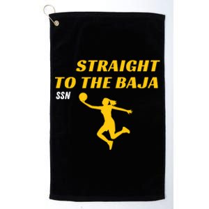 Straight To Thge Baja Platinum Collection Golf Towel