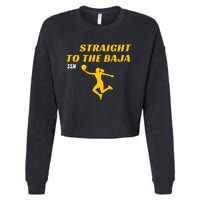 Straight To Thge Baja Cropped Pullover Crew