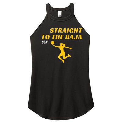 Straight To Thge Baja Women's Perfect Tri Rocker Tank