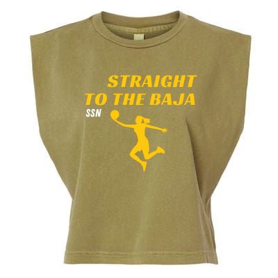 Straight To Thge Baja Garment-Dyed Women's Muscle Tee