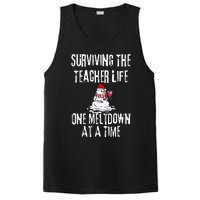 Surviving The Teacher Life One Meltdown At A Time Christmas PosiCharge Competitor Tank