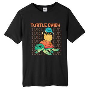 Sea Turtle Tortoise Chicken Turtle Chick Tall Fusion ChromaSoft Performance T-Shirt