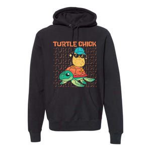 Sea Turtle Tortoise Chicken Turtle Chick Premium Hoodie