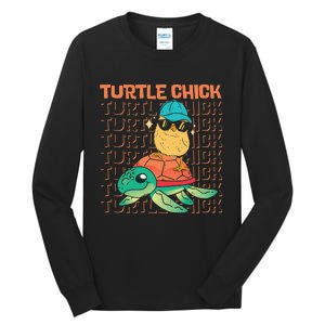 Sea Turtle Tortoise Chicken Turtle Chick Tall Long Sleeve T-Shirt