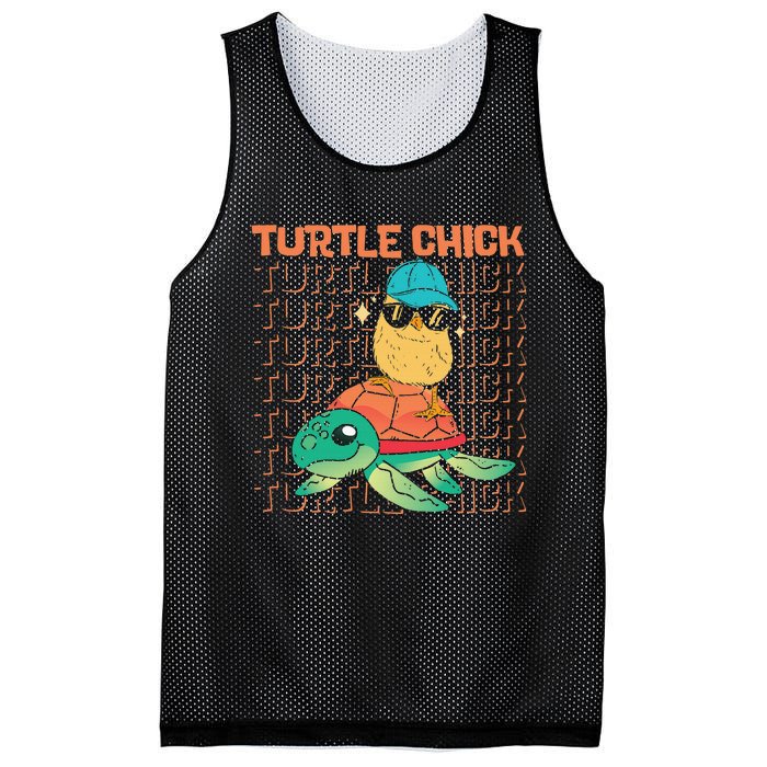 Sea Turtle Tortoise Chicken Turtle Chick Mesh Reversible Basketball Jersey Tank