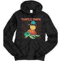 Sea Turtle Tortoise Chicken Turtle Chick Tie Dye Hoodie