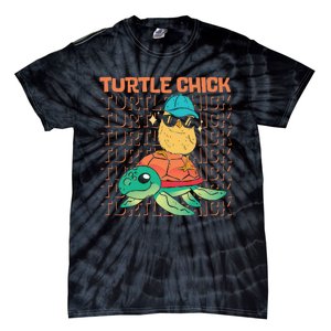 Sea Turtle Tortoise Chicken Turtle Chick Tie-Dye T-Shirt