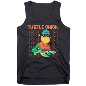 Sea Turtle Tortoise Chicken Turtle Chick Tank Top