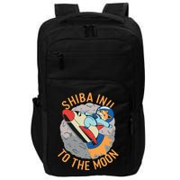 Shiba To The Moon Fox Rocket Ship Impact Tech Backpack
