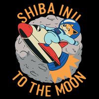 Shiba To The Moon Fox Rocket Ship Impact Tech Backpack