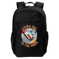 Shiba To The Moon Fox Rocket Ship Backpack