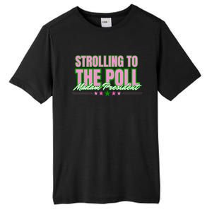 Strolling To The Poll President Kamala Harris 2024 Tall Fusion ChromaSoft Performance T-Shirt