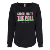 Strolling To The Poll President Kamala Harris 2024 Womens California Wash Sweatshirt