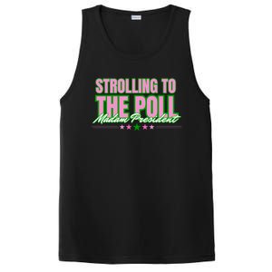 Strolling To The Poll President Kamala Harris 2024 PosiCharge Competitor Tank