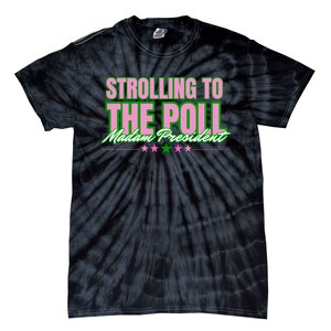 Strolling To The Poll President Kamala Harris 2024 Tie-Dye T-Shirt