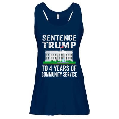 Sentence Trump To 4 Years Of Community Service Political Ladies Essential Flowy Tank