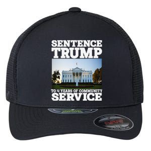 Sentence Trump To 4 Years Of Community Service White House Flexfit Unipanel Trucker Cap