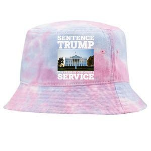 Sentence Trump To 4 Years Of Community Service White House Tie-Dyed Bucket Hat