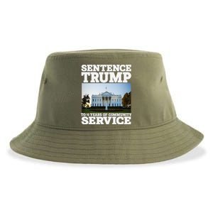 Sentence Trump To 4 Years Of Community Service White House Sustainable Bucket Hat