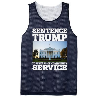 Sentence Trump To 4 Years Of Community Service White House Mesh Reversible Basketball Jersey Tank