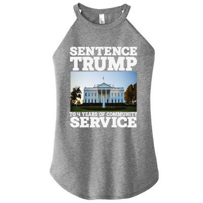 Sentence Trump To 4 Years Of Community Service White House Women’s Perfect Tri Rocker Tank