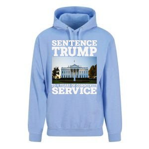 Sentence Trump To 4 Years Of Community Service White House Unisex Surf Hoodie