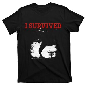 Storm Tornado Twister And Hurricane Weather I Survived T-Shirt