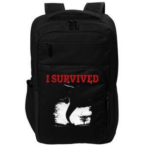 Storm Tornado Twister And Hurricane Weather I Survived Impact Tech Backpack