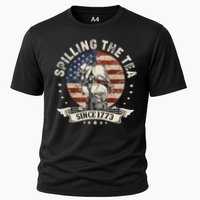 Spilling The Tea Since 1773 Patriotic 4th Of July Cooling Performance Crew T-Shirt