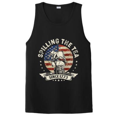 Spilling The Tea Since 1773 Patriotic 4th Of July PosiCharge Competitor Tank