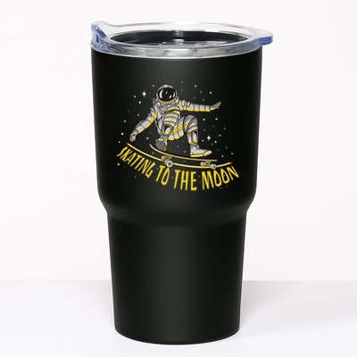 Skating To The Moon Astronaut Tumbler