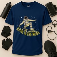Skating To The Moon Astronaut Performance Shirt