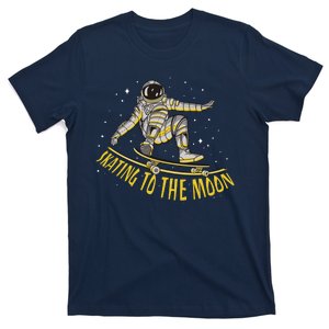 Skating To The Moon Astronaut T-Shirt