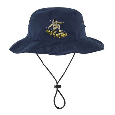 Skating To The Moon Astronaut Bucket Hat