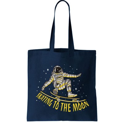 Skating To The Moon Astronaut Bag