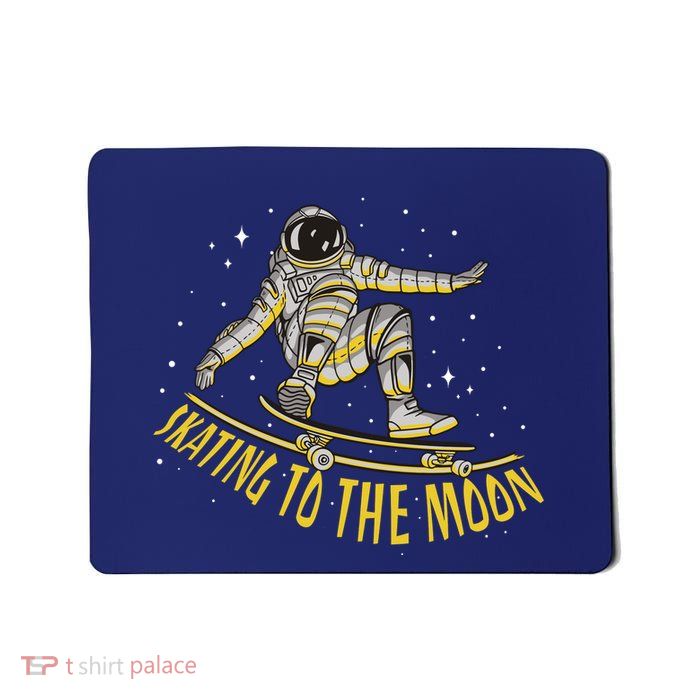 Skating To The Moon Astronaut Mousepad