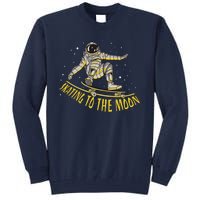 Skating To The Moon Astronaut Tall Sweatshirt