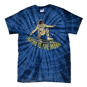 Skating To The Moon Astronaut Tie-Dye T-Shirt