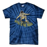 Skating To The Moon Astronaut Tie-Dye T-Shirt