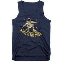 Skating To The Moon Astronaut Tank Top