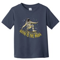 Skating To The Moon Astronaut Toddler T-Shirt