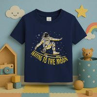 Skating To The Moon Astronaut Toddler T-Shirt