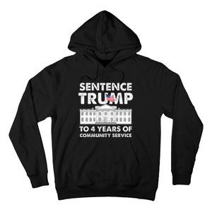 Sentence Trump To 4 Years Of Community Service Trump Hoodie