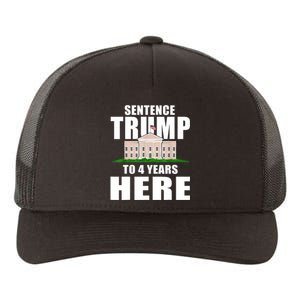 Sentence Trump To 4 Years Here Trump 2024 Funny 4th Of July Yupoong Adult 5-Panel Trucker Hat