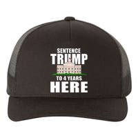 Sentence Trump To 4 Years Here Trump 2024 Funny 4th Of July Yupoong Adult 5-Panel Trucker Hat