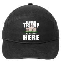 Sentence Trump To 4 Years Here Trump 2024 Funny 4th Of July 7-Panel Snapback Hat