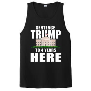 Sentence Trump To 4 Years Here Trump 2024 Funny 4th Of July PosiCharge Competitor Tank