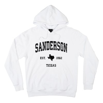 Sanderson Texas Tx Vintage Established Athletic Sports Design Hoodie