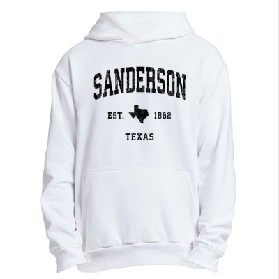 Sanderson Texas Tx Vintage Established Athletic Sports Design Urban Pullover Hoodie