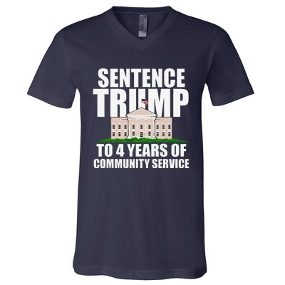 Sentence Trump To 4 Years Of Community Service V-Neck T-Shirt